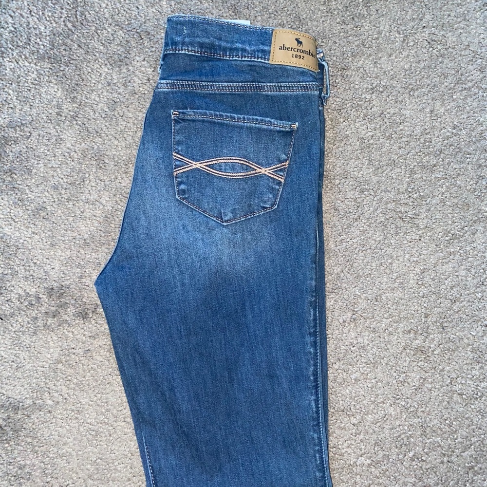 Abercrombie Kids Medium Wash Jean Leggings